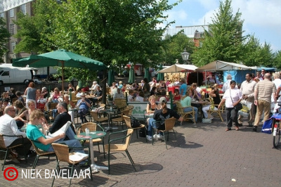 Leidse Markt-Nieuwe Rijn terras