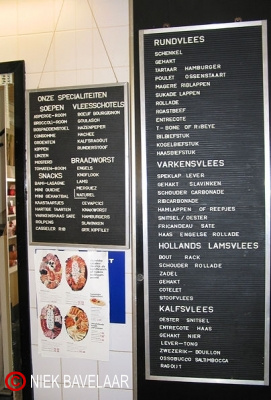 Winkel slagerij en delicatessen