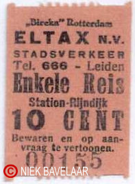 Eltax buskaartje - 5